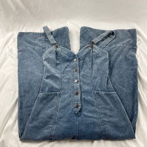 Sadie & Sage corduroy like flare romper small